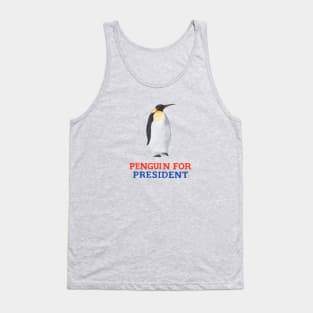 Penguin for President Tank Top